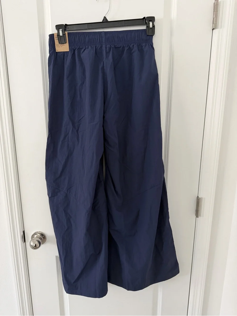 Nike Sportswear Women's Woven Wide-Leg Track Pants Navy Blue Size Small NWT